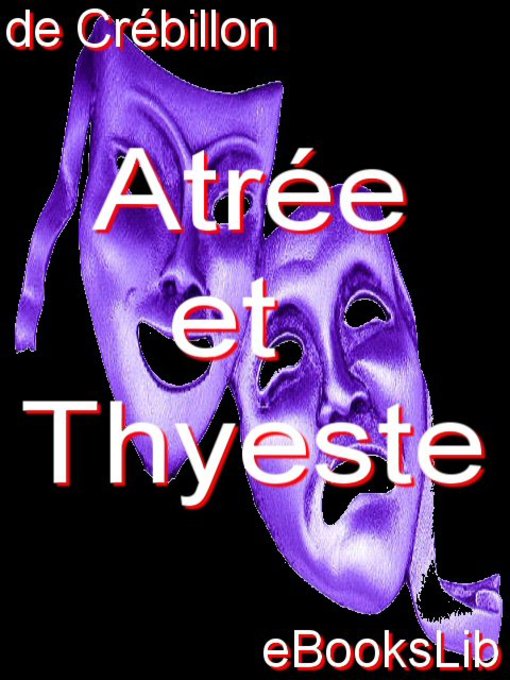 Cover image for Atrée et Thyeste